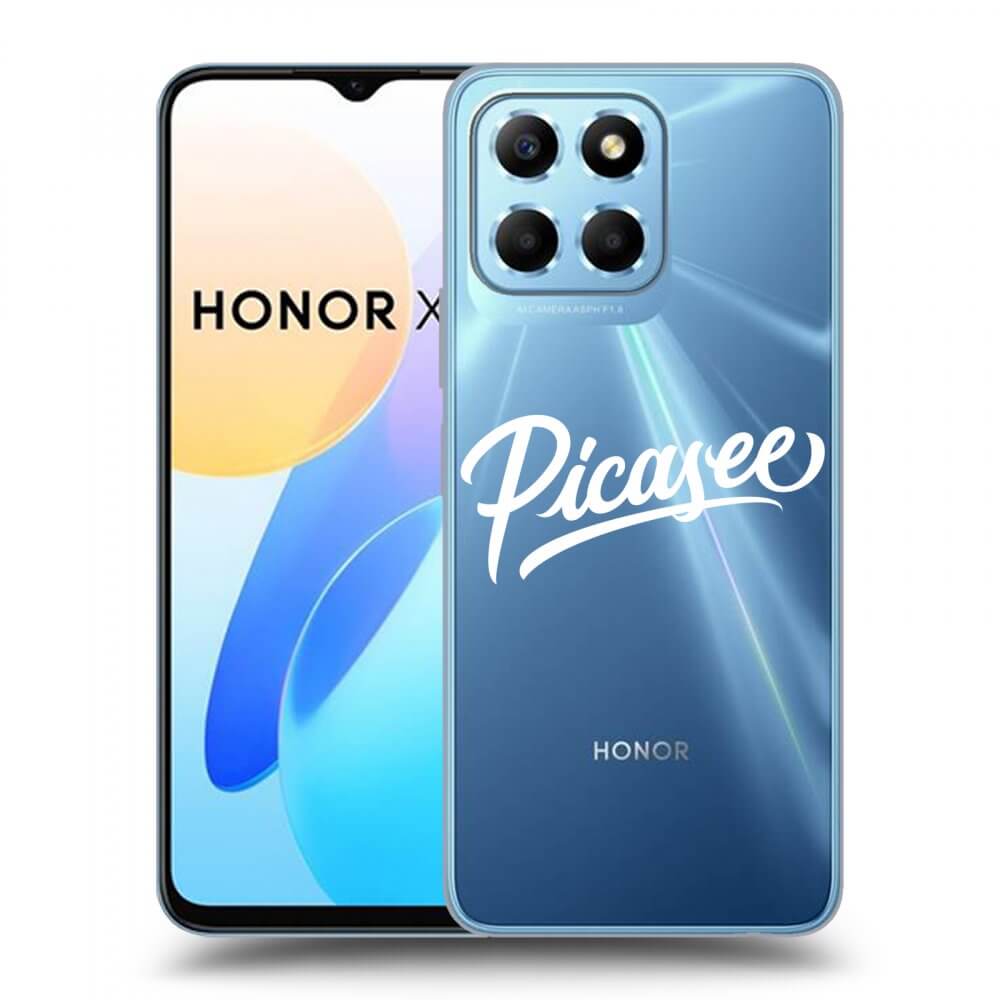 Picasee átlátszó szilikon tok az alábbi mobiltelefonokra Honor X8 5G - Picasee - White