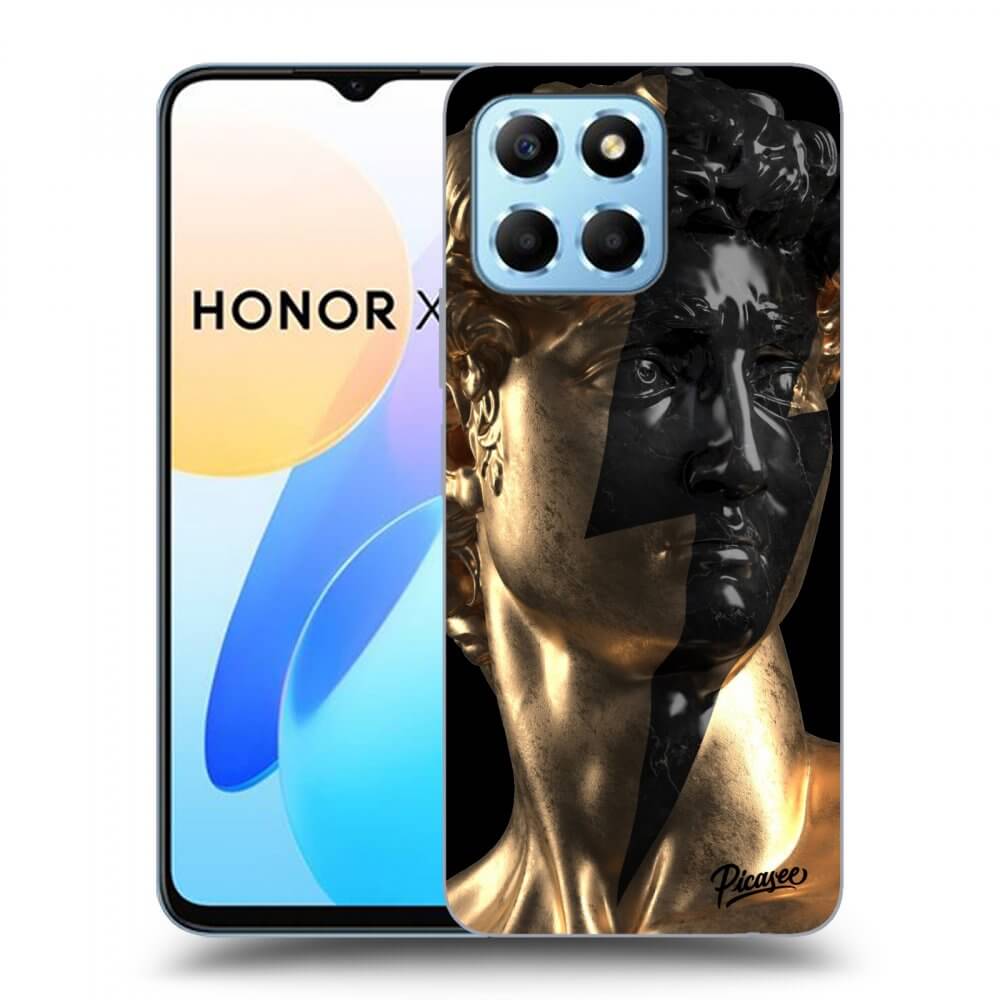 Picasee fekete szilikon tok az alábbi mobiltelefonokra Honor X8 5G - Wildfire - Gold