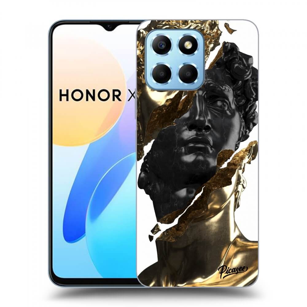 Picasee ULTIMATE CASE Honor X8 5G - készülékre - Gold - Black