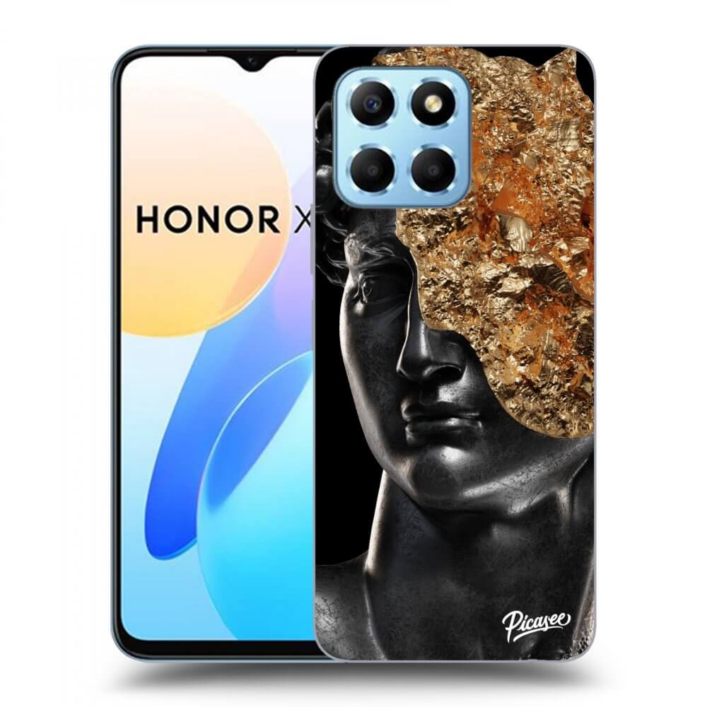 Picasee fekete szilikon tok az alábbi mobiltelefonokra Honor X8 5G - Holigger