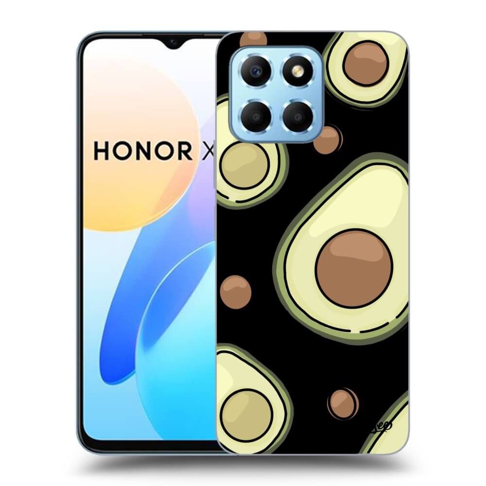 Picasee fekete szilikon tok az alábbi mobiltelefonokra Honor X8 5G - Avocado