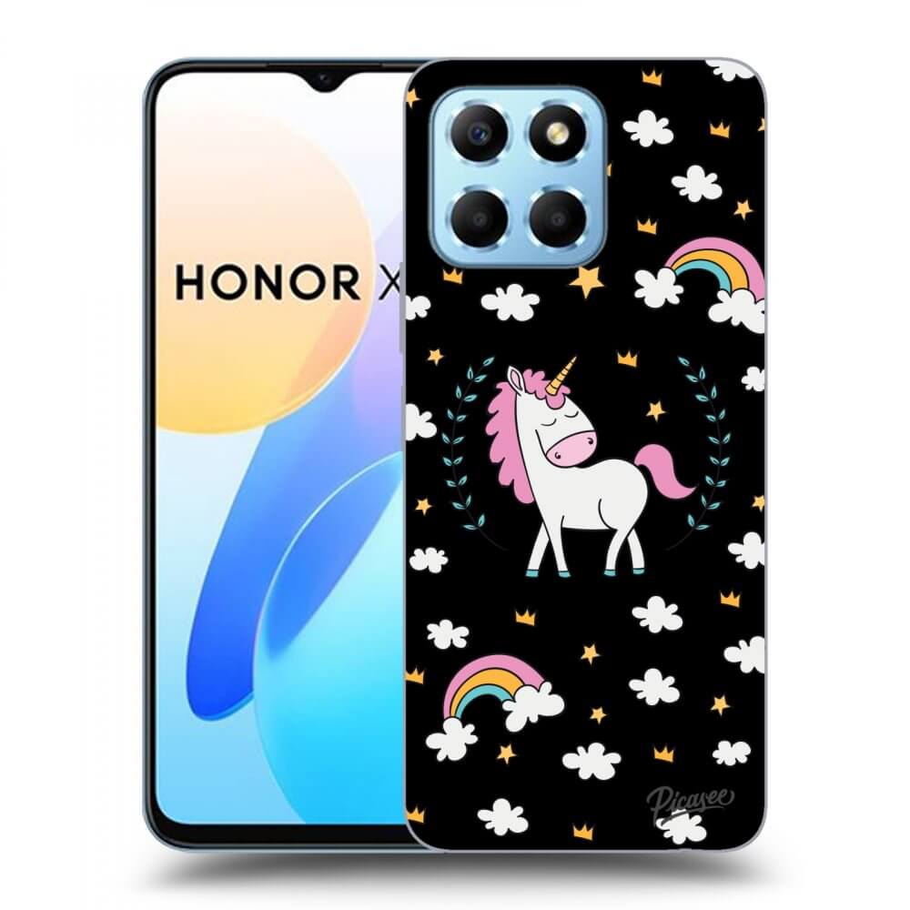 Picasee ULTIMATE CASE Honor X8 5G - készülékre - Unicorn star heaven