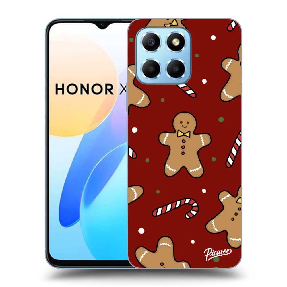 Picasee fekete szilikon tok az alábbi mobiltelefonokra Honor X8 5G - Gingerbread 2