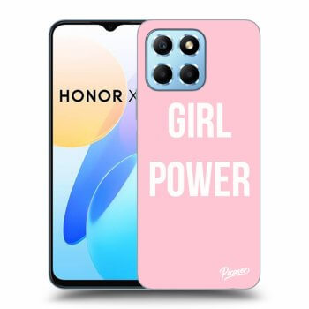 Picasee fekete szilikon tok az alábbi mobiltelefonokra Honor X8 5G - Girl power