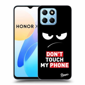 Szilikon tok erre a típusra Honor X8 5G - Angry Eyes - Transparent