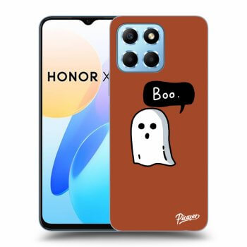 Picasee fekete szilikon tok az alábbi mobiltelefonokra Honor X8 5G - Boo
