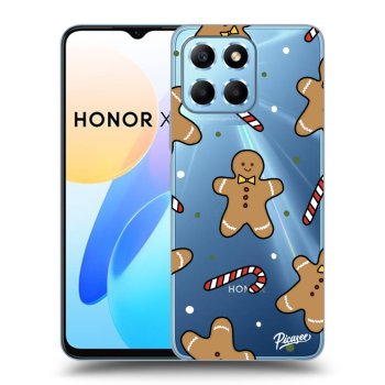 Picasee átlátszó szilikon tok az alábbi mobiltelefonokra Honor X8 5G - Gingerbread