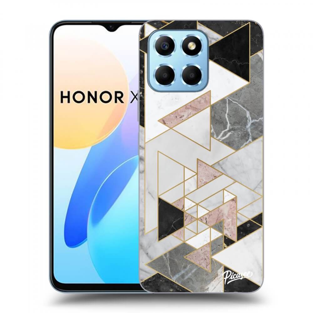 Picasee átlátszó szilikon tok az alábbi mobiltelefonokra Honor X6 - Light geometry