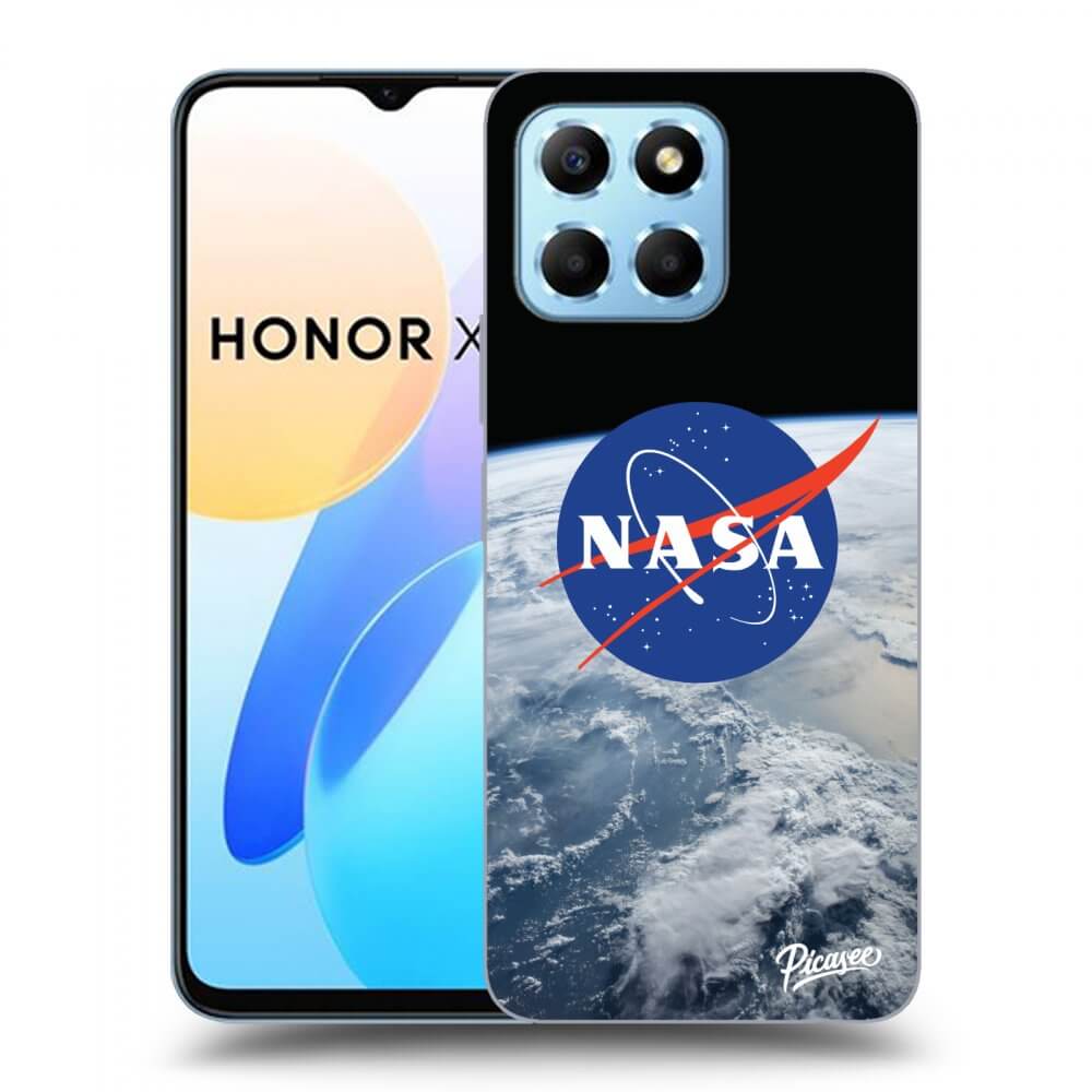Picasee fekete szilikon tok az alábbi mobiltelefonokra Honor X6 - Nasa Earth