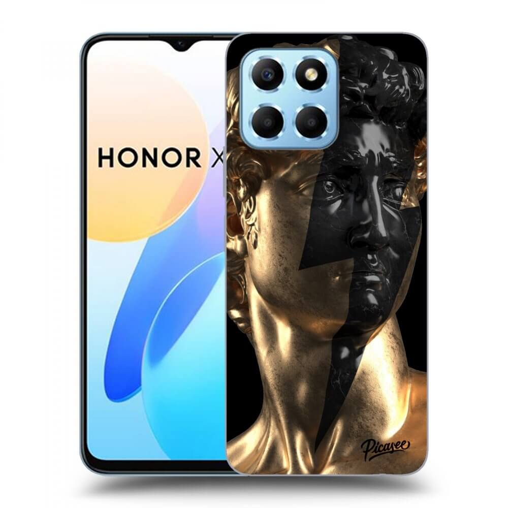 Picasee fekete szilikon tok az alábbi mobiltelefonokra Honor X6 - Wildfire - Gold
