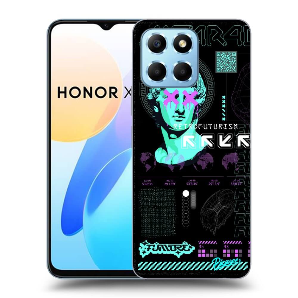 Picasee fekete szilikon tok az alábbi mobiltelefonokra Honor X6 - RETRO