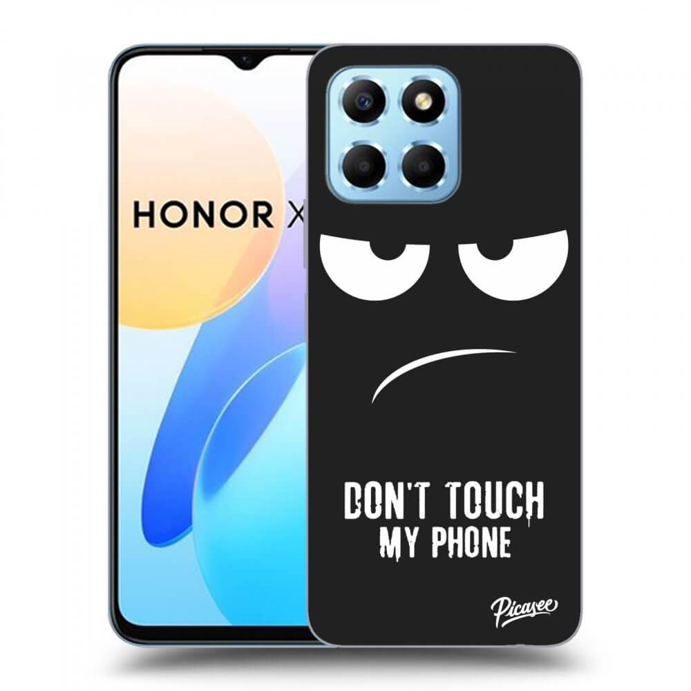 Picasee fekete szilikon tok az alábbi mobiltelefonokra Honor X6 - Don't Touch My Phone