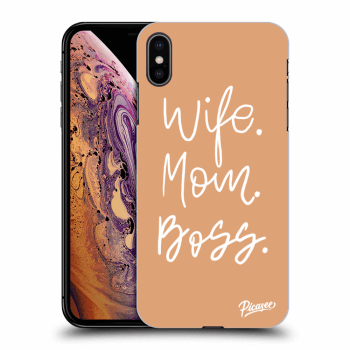 Picasee ULTIMATE CASE Apple iPhone XS Max - készülékre - Boss Mama