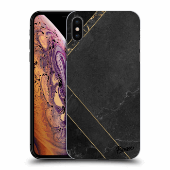 Szilikon tok erre a típusra Apple iPhone XS Max - Black tile