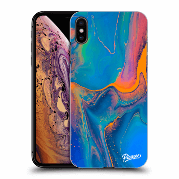 Szilikon tok erre a típusra Apple iPhone XS Max - Rainbow