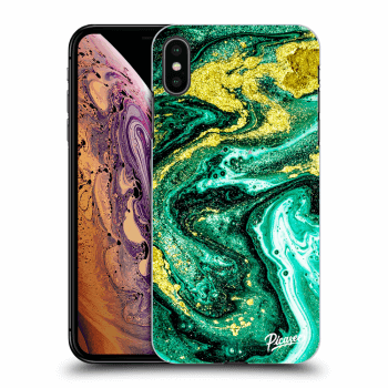 Szilikon tok erre a típusra Apple iPhone XS Max - Green Gold