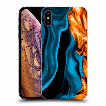 Szilikon tok erre a típusra Apple iPhone XS Max - Gold blue