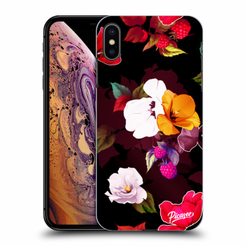 Szilikon tok erre a típusra Apple iPhone XS Max - Flowers and Berries