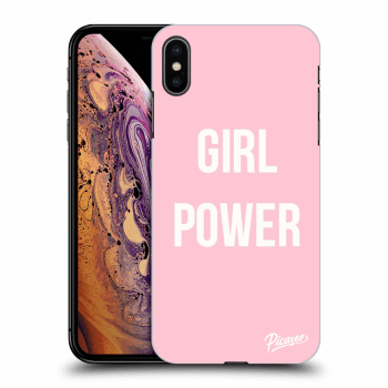 Picasee átlátszó szilikon tok az alábbi mobiltelefonokra Apple iPhone XS Max - Girl power