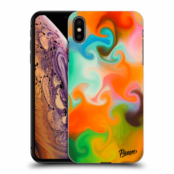 Picasee átlátszó szilikon tok az alábbi mobiltelefonokra Apple iPhone XS Max - Juice