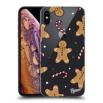 Picasee átlátszó szilikon tok az alábbi mobiltelefonokra Apple iPhone XS Max - Gingerbread