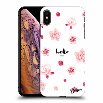 Picasee ULTIMATE CASE Apple iPhone XS Max - készülékre - Hello there