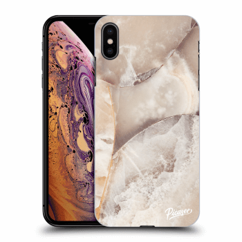 Szilikon tok erre a típusra Apple iPhone XS Max - Cream marble