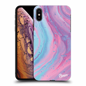 Szilikon tok erre a típusra Apple iPhone XS Max - Pink liquid