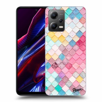 Picasee átlátszó szilikon tok az alábbi mobiltelefonokra Xiaomi Poco X5 - Colorful roof