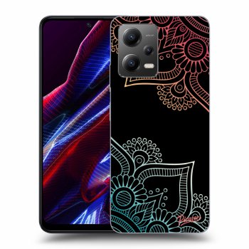 Szilikon tok erre a típusra Xiaomi Poco X5 - Flowers pattern