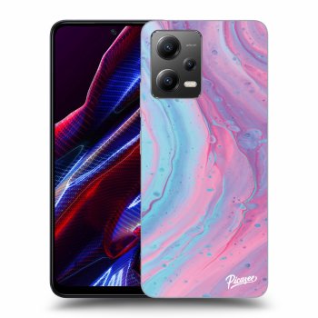 Szilikon tok erre a típusra Xiaomi Poco X5 - Pink liquid