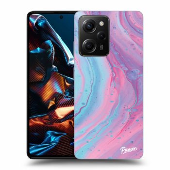 Szilikon tok erre a típusra Xiaomi Poco X5 Pro - Pink liquid