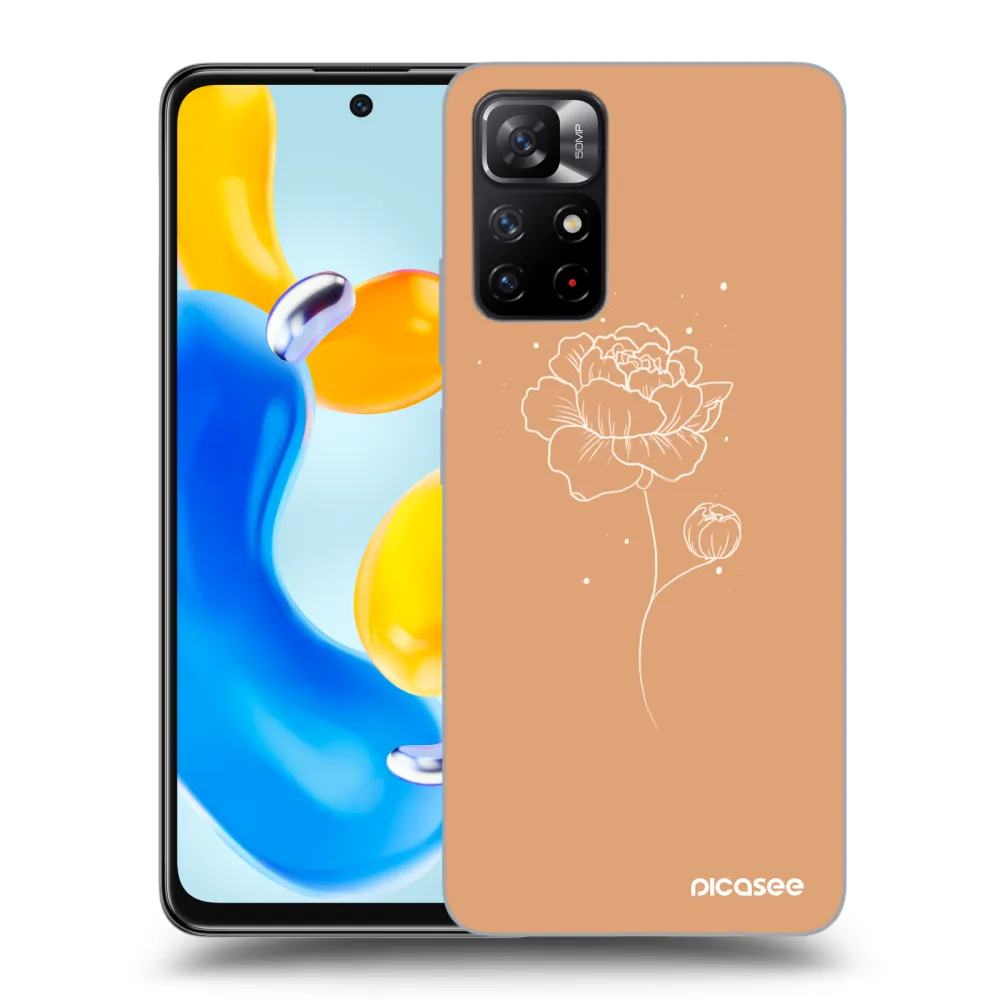 Picasee ULTIMATE CASE Xiaomi Redmi Note 11S 5G - készülékre - Peonies