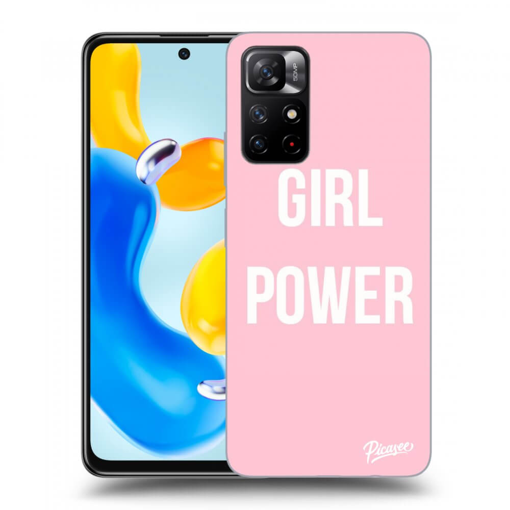 Picasee átlátszó szilikon tok az alábbi mobiltelefonokra Xiaomi Redmi Note 11S 5G - Girl power