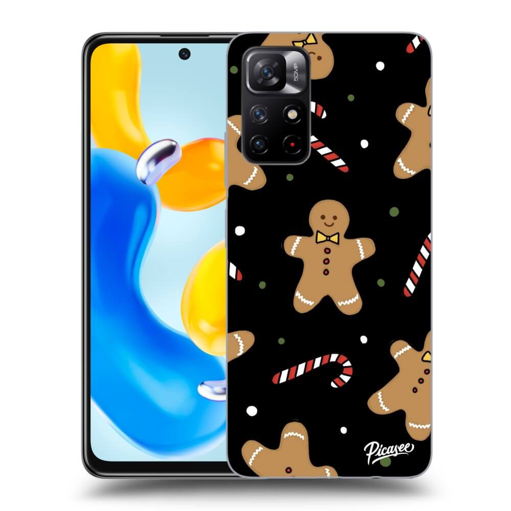 Picasee fekete szilikon tok az alábbi mobiltelefonokra Xiaomi Redmi Note 11S 5G - Gingerbread