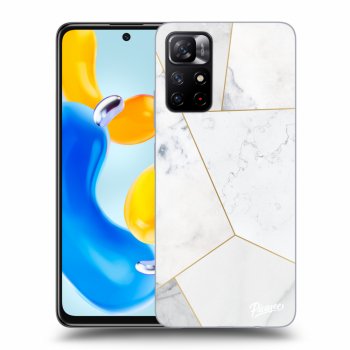 Szilikon tok erre a típusra Xiaomi Redmi Note 11S 5G - White tile