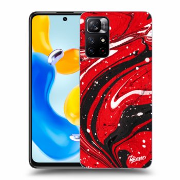 Szilikon tok erre a típusra Xiaomi Redmi Note 11S 5G - Red black