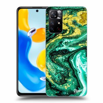 Szilikon tok erre a típusra Xiaomi Redmi Note 11S 5G - Green Gold