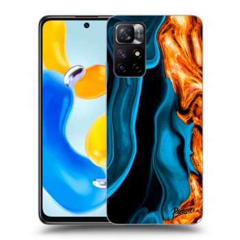 Szilikon tok erre a típusra Xiaomi Redmi Note 11S 5G - Gold blue