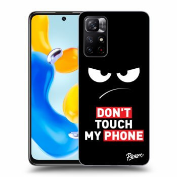 Szilikon tok erre a típusra Xiaomi Redmi Note 11S 5G - Angry Eyes - Transparent