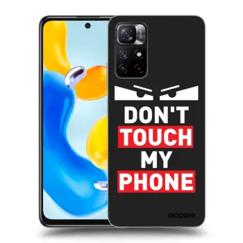 Picasee fekete szilikon tok az alábbi mobiltelefonokra Xiaomi Redmi Note 11S 5G - Shadow Eye - Transparent