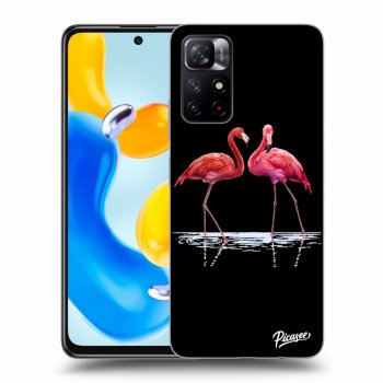 Szilikon tok erre a típusra Xiaomi Redmi Note 11S 5G - Flamingos couple
