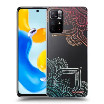 Picasee átlátszó szilikon tok az alábbi mobiltelefonokra Xiaomi Redmi Note 11S 5G - Flowers pattern
