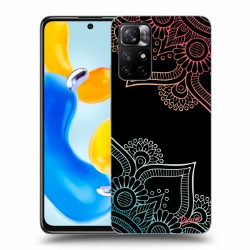 Szilikon tok erre a típusra Xiaomi Redmi Note 11S 5G - Flowers pattern