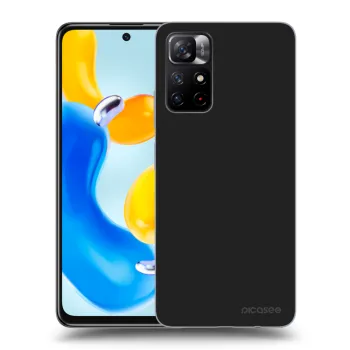 Picasee fekete szilikon tok az alábbi mobiltelefonokra Xiaomi Redmi Note 11S 5G - Clear