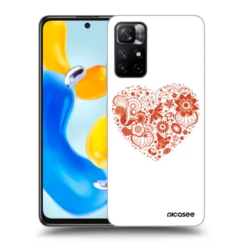Szilikon tok erre a típusra Xiaomi Redmi Note 11S 5G - Big heart