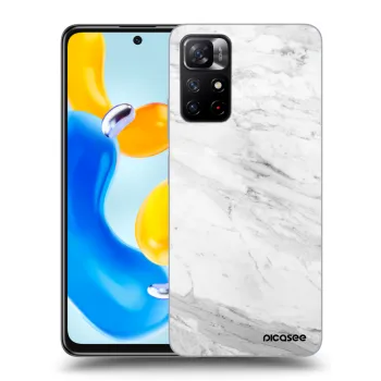 Szilikon tok erre a típusra Xiaomi Redmi Note 11S 5G - White marble