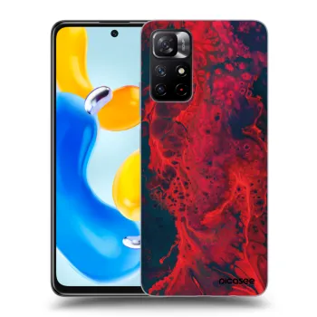 Szilikon tok erre a típusra Xiaomi Redmi Note 11S 5G - Organic red