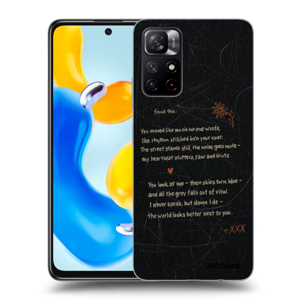 Picasee ULTIMATE CASE Xiaomi Redmi Note 11S 5G - készülékre - POET