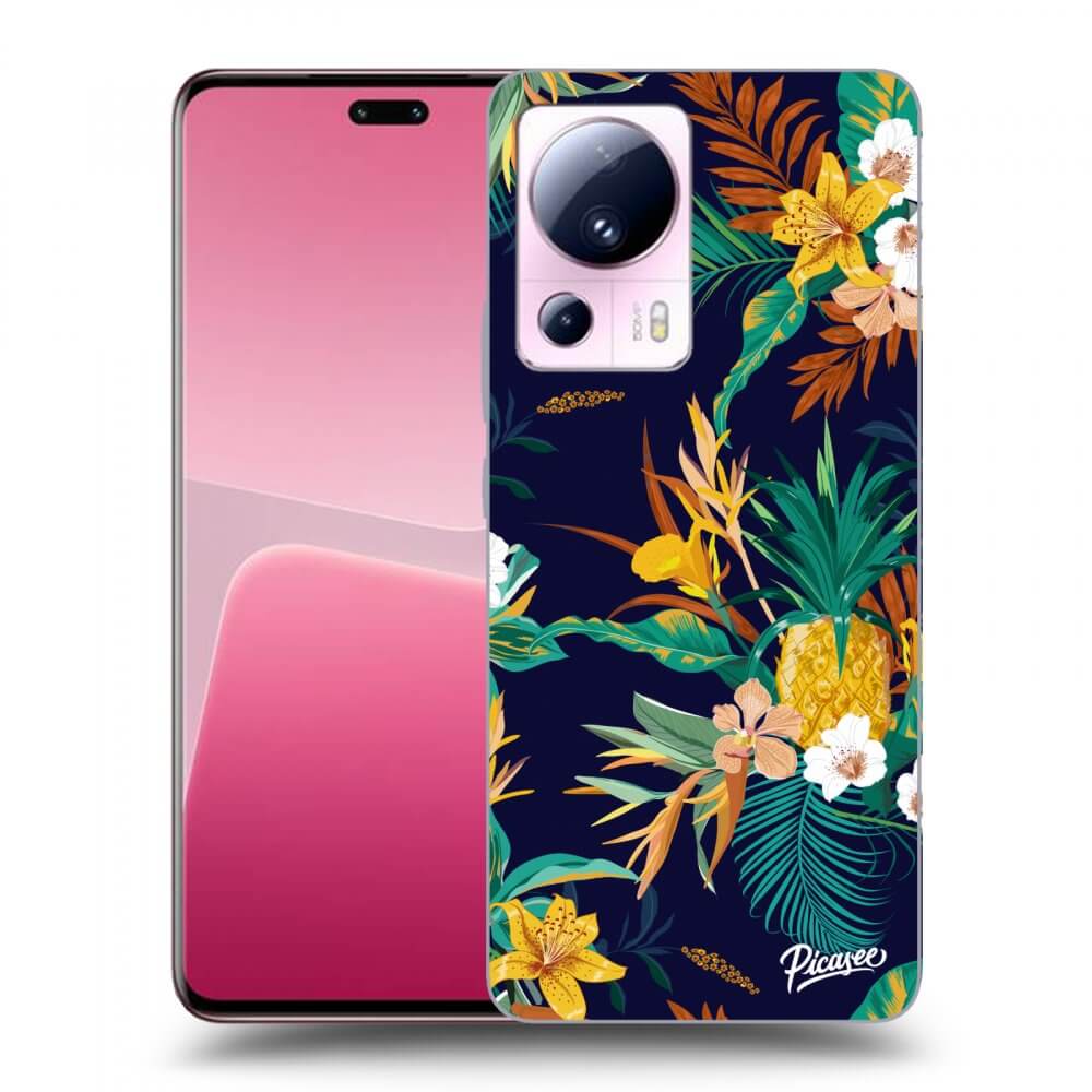 Picasee átlátszó szilikon tok az alábbi mobiltelefonokra Xiaomi 13 Lite - Pineapple Color